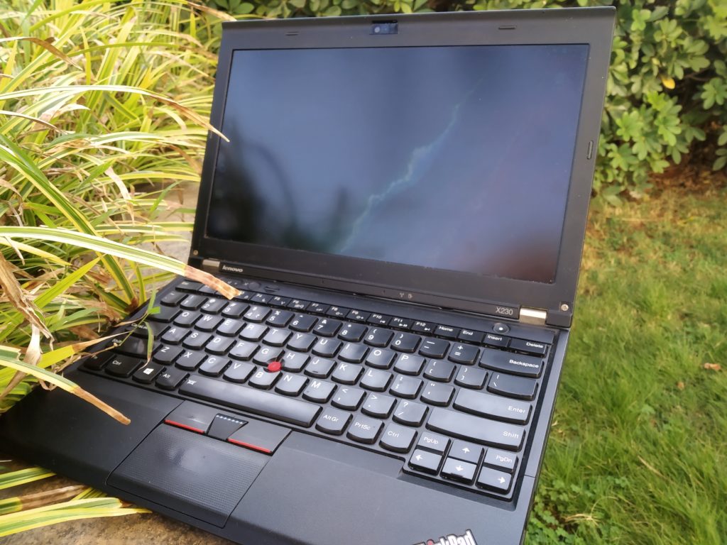 This is the famous x230 used ThinkPad. Though not the touchscreen version, it still packs quite a punch