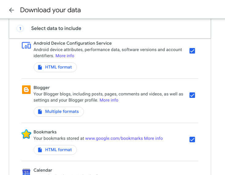 google takeout guide - backup your google account or migrate