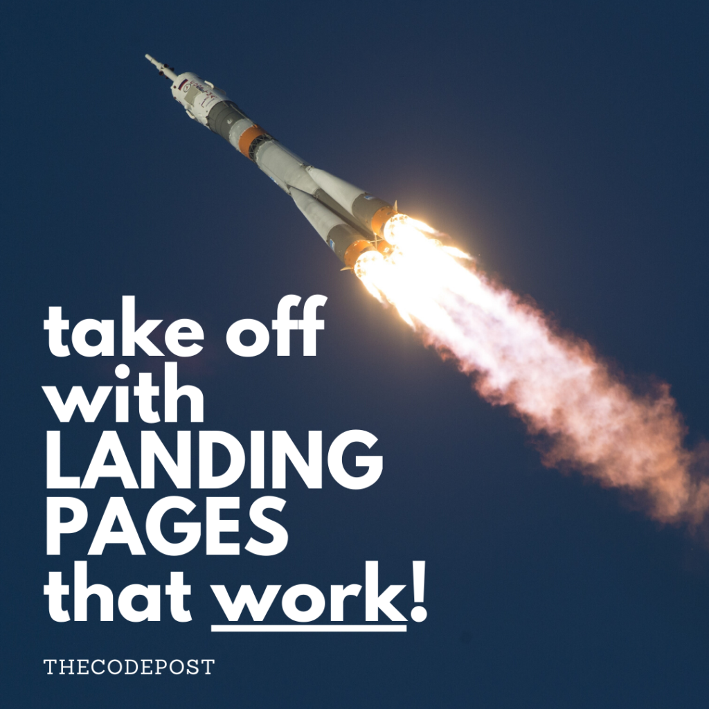 take off with landing pages that work in 2020