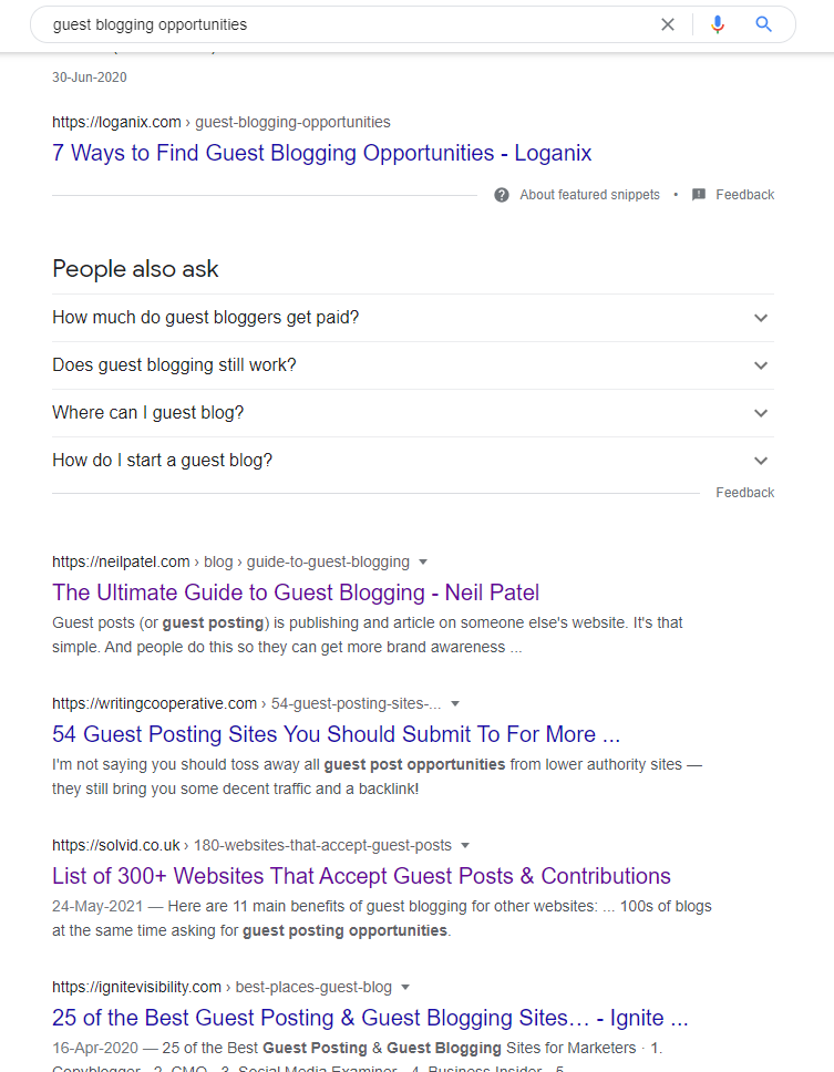 guest posts finding opportunities