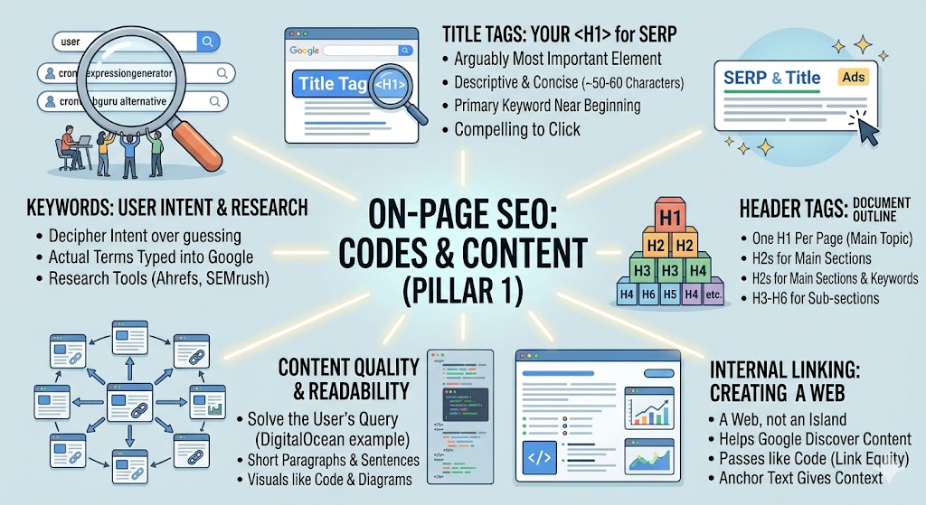 On Page SEO components
