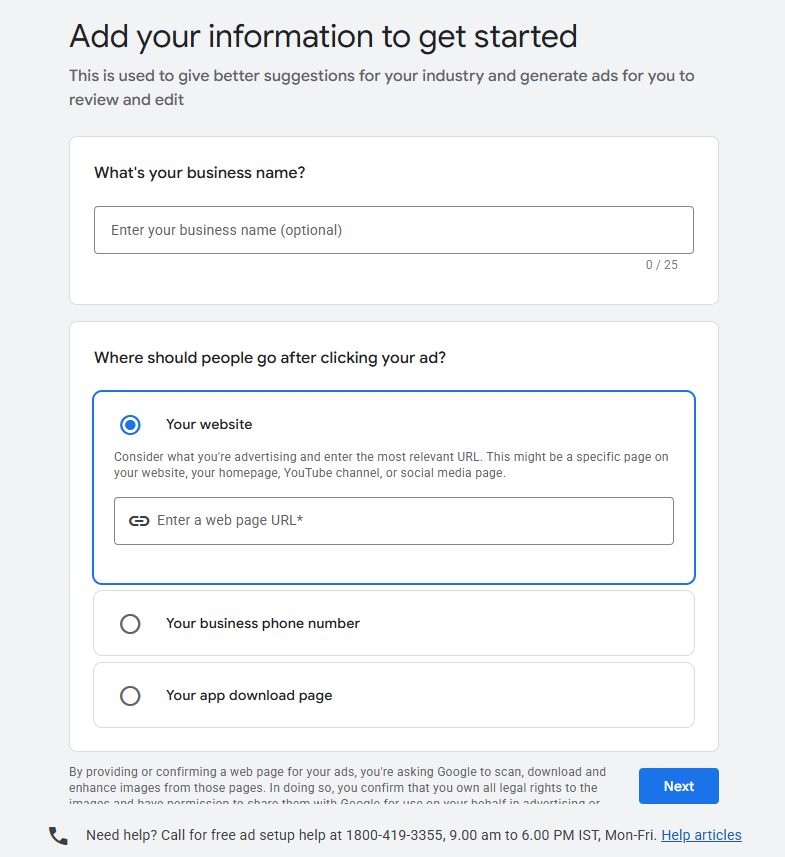 it is super easy to get started with Google Ads or any of the myriad other advertising options